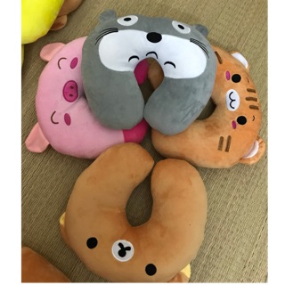 Gối kê cổ chữ U hình thú dễ thương, giá siêu rẻ chỉ 60k