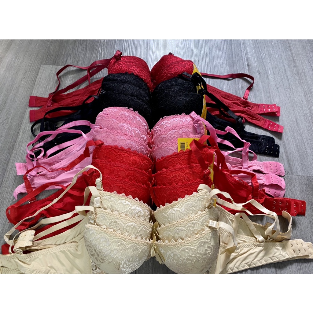 Áo lót ren đệm dày nâng ngực 3cm, đẩy ngực tạo khe tự nhiên, ms1566