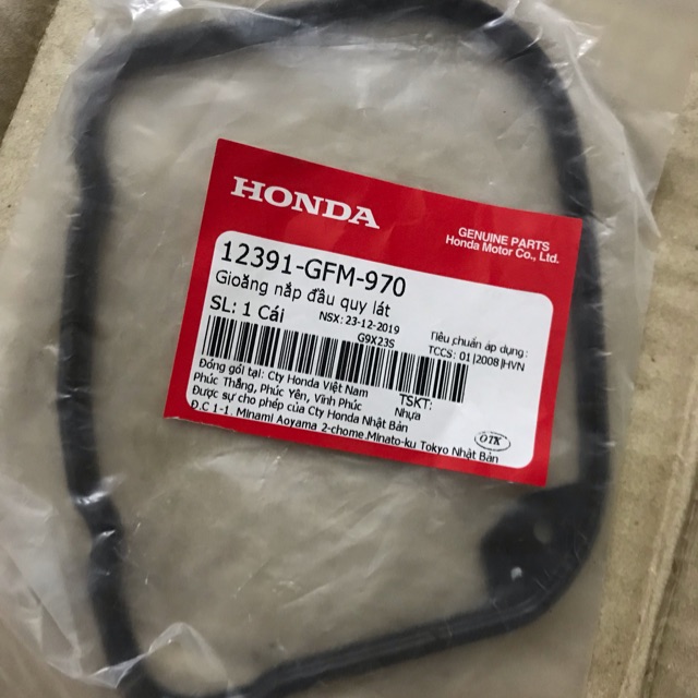 Ron nắp đầu quy lát (ron nắp chao) xe Lead 110/ Scr hãng Honda