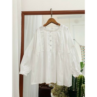 áo babydoll cổ tròn
