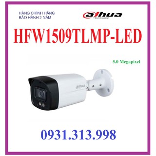 Camera HDCVI 5.0 Megapixel DAHUA DH-HAC-HFW1509TLMP-LED(Mã mới HAC-HFW1509TLMP-LED-S2)