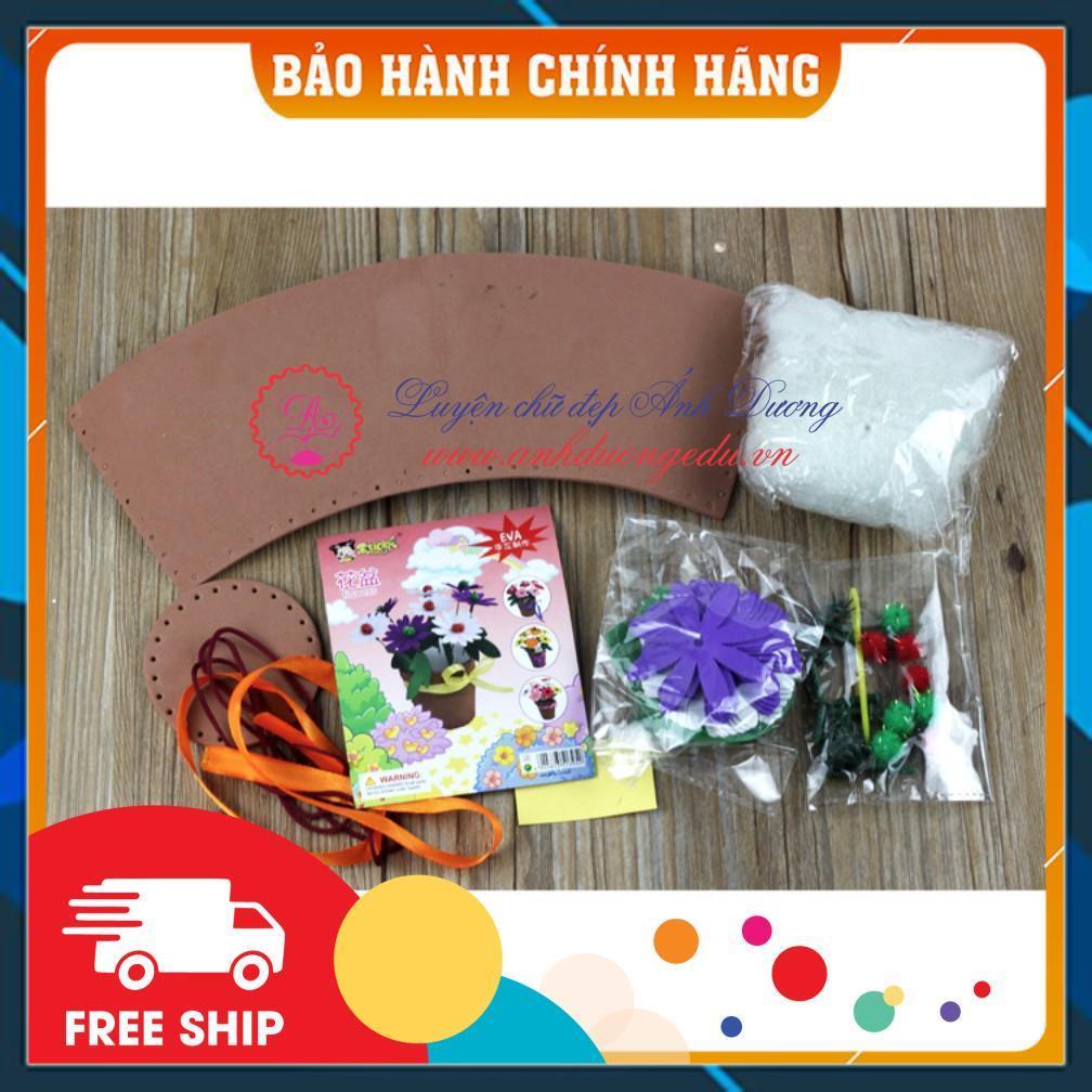 Bình hoa khéo tay dán bằng xốp nhẹ
