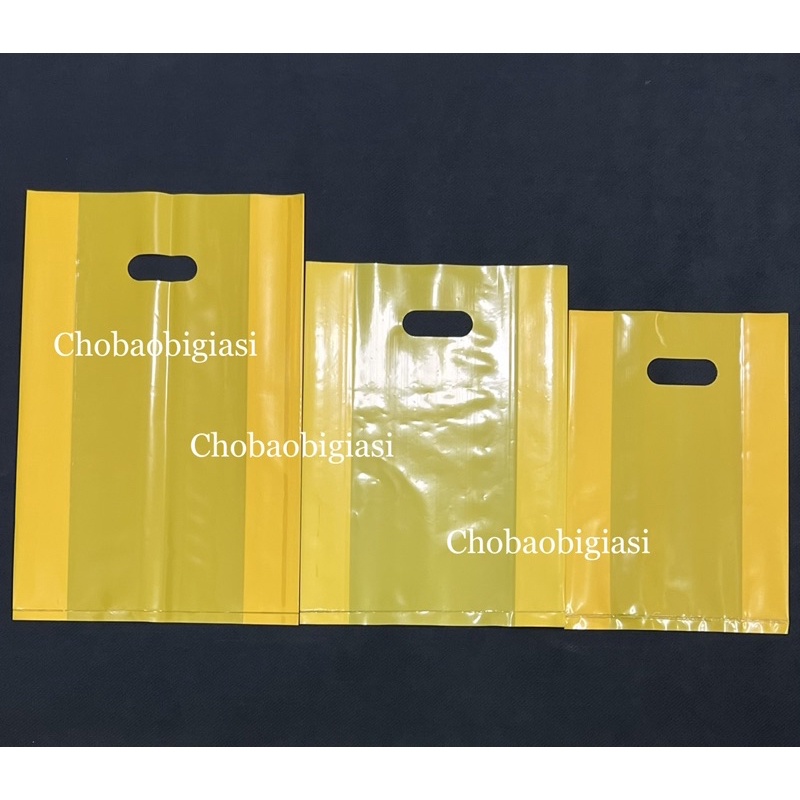 {1kg/size} Túi PE xoài vàng loại tốt, bóng đẹp, dẻo dai, dày dặn chắc chắn,  chịu lực tốt (sp y hình)