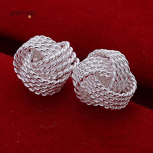 Women'S Jewelry Mesh Ball Studs Earrings