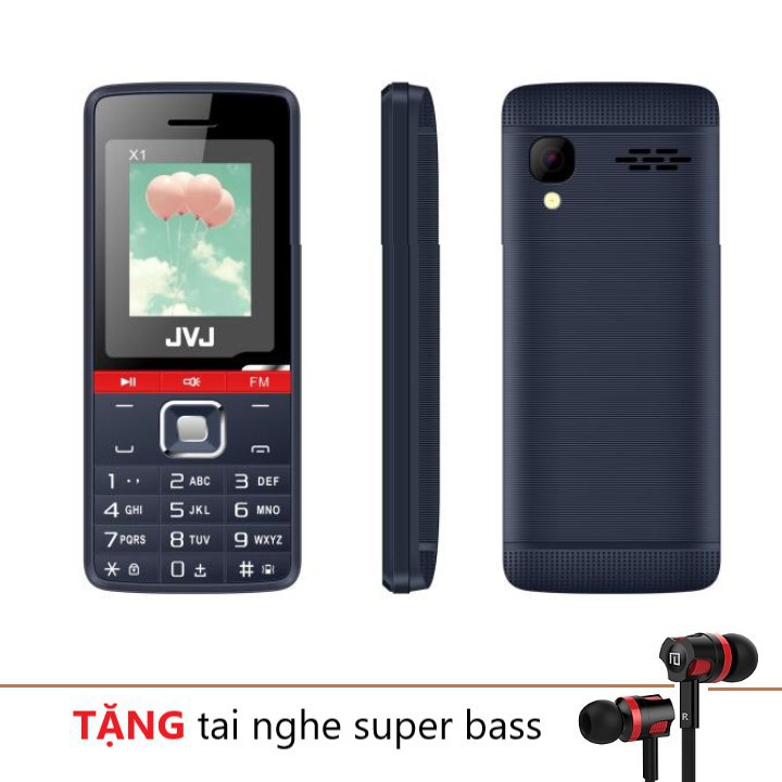 [Bán Buôn] Điện thoại di động JVJ X1 - 8MB/32G/1000mAh với thiết kế 2 sim 2 sóng,thiết nhỏ gọn tiện lợi - TẠNG TAI NGHE 