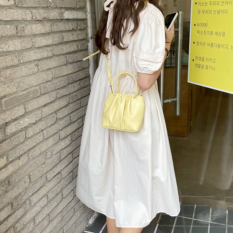 IELGY Túi Đeo Vai Mềm Mại Nhỏ Gọn Dễ Phối Đồ Cho Nữ