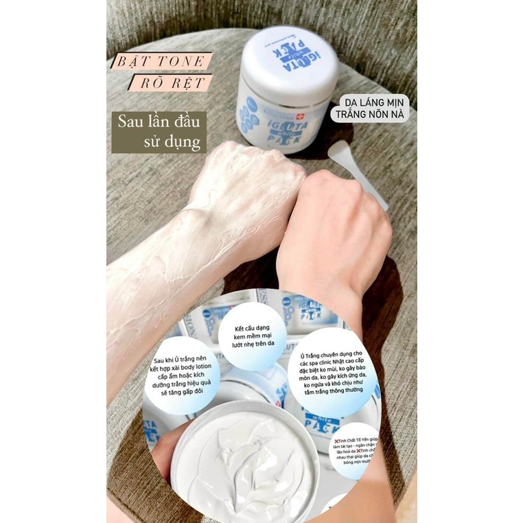 Mặt nạ ủ trắng da IGLUTA WHITE PACK 500g