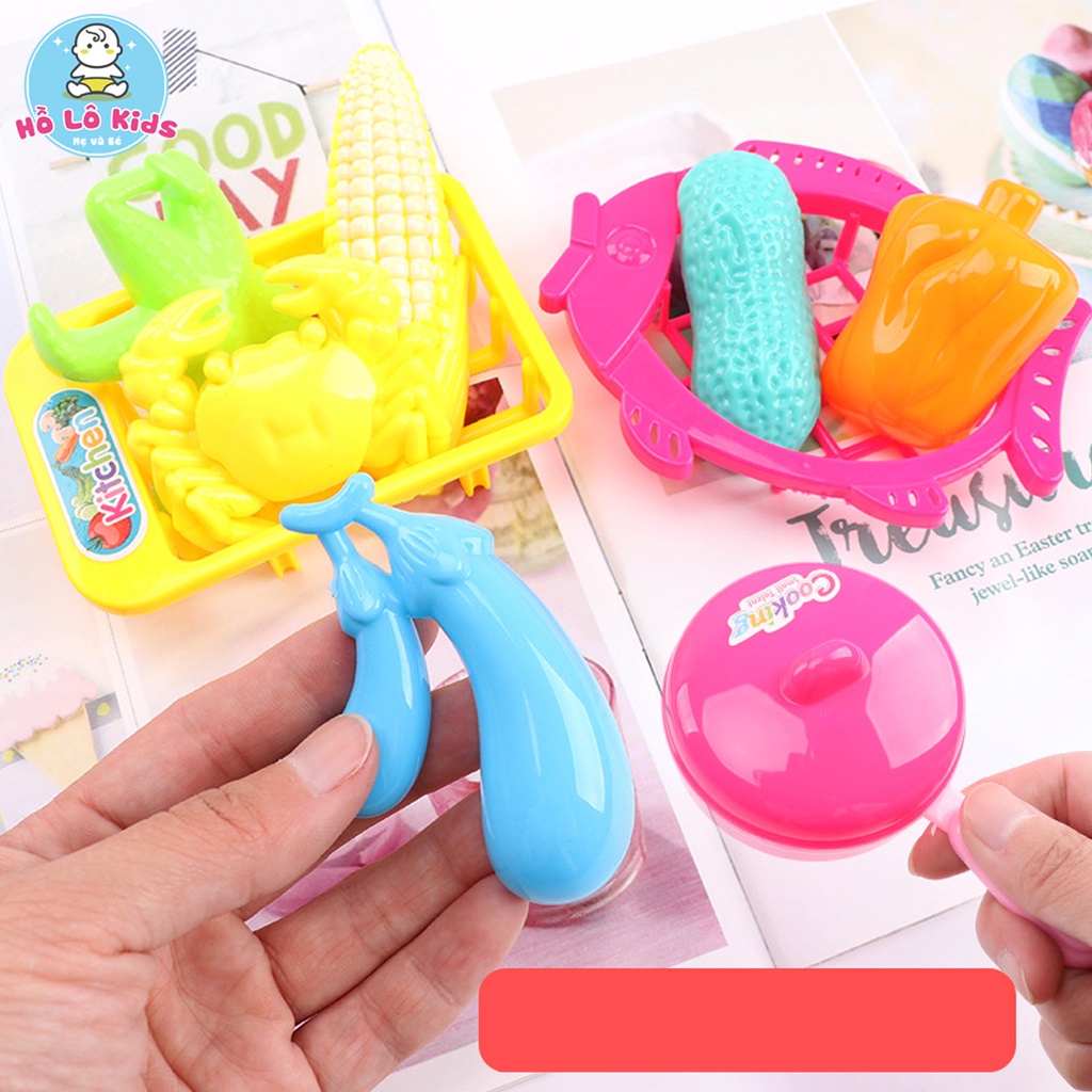 Bộ đồ chơi nấu ăn cho bé nhiều chi tiết mẫu mới Hồ Lô Kids