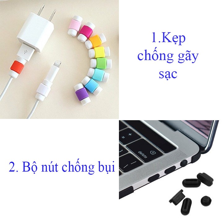 Case,Ốp Macbook Màu Hồng Pastel Kèm Phủ Phím (Tặng Kèm Bộ Nút Chống Bụi & Bộ Chống Gãy Sạc)