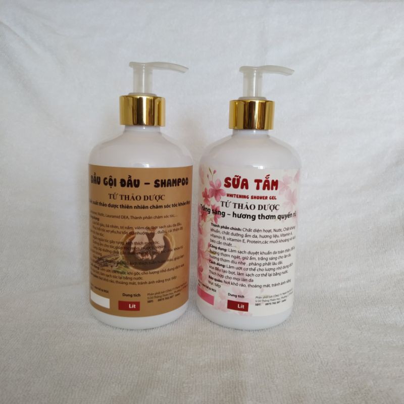 DẦU GỘI SỮA TẮM TRẮNG DA  HƯƠNG THƠM QUYẾN RŨ, TÓC DÀY HƠN, MỀM MƯỢT