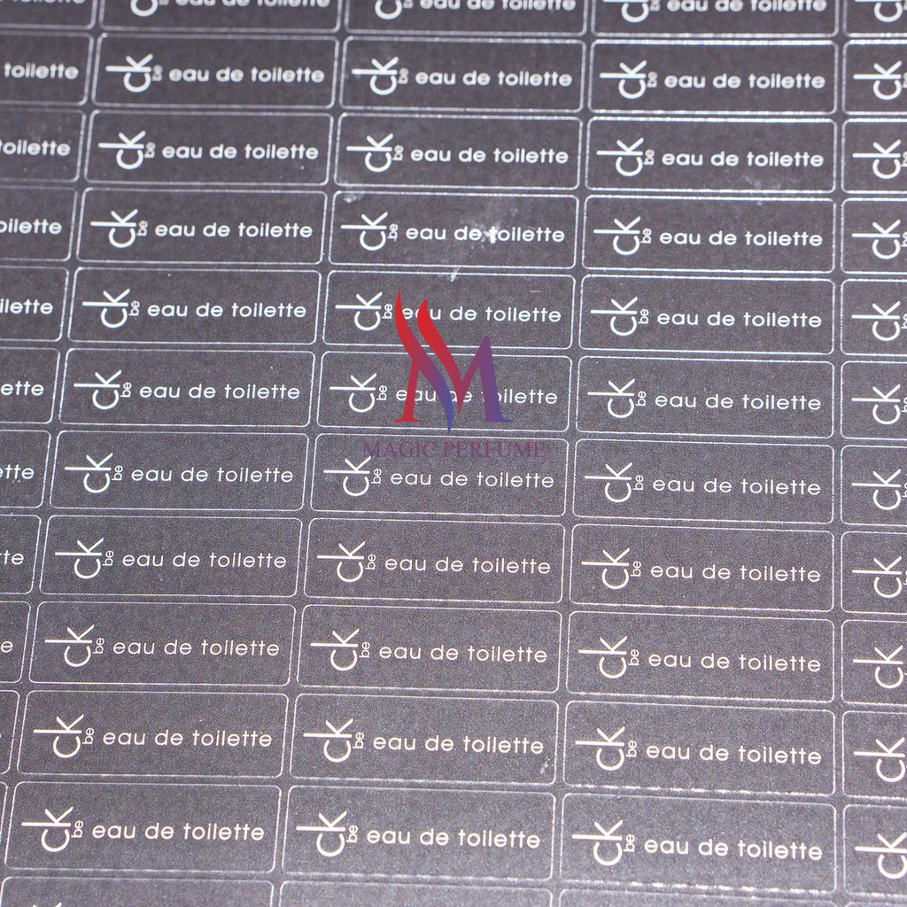 Tem nhãn nước hoa CK Be