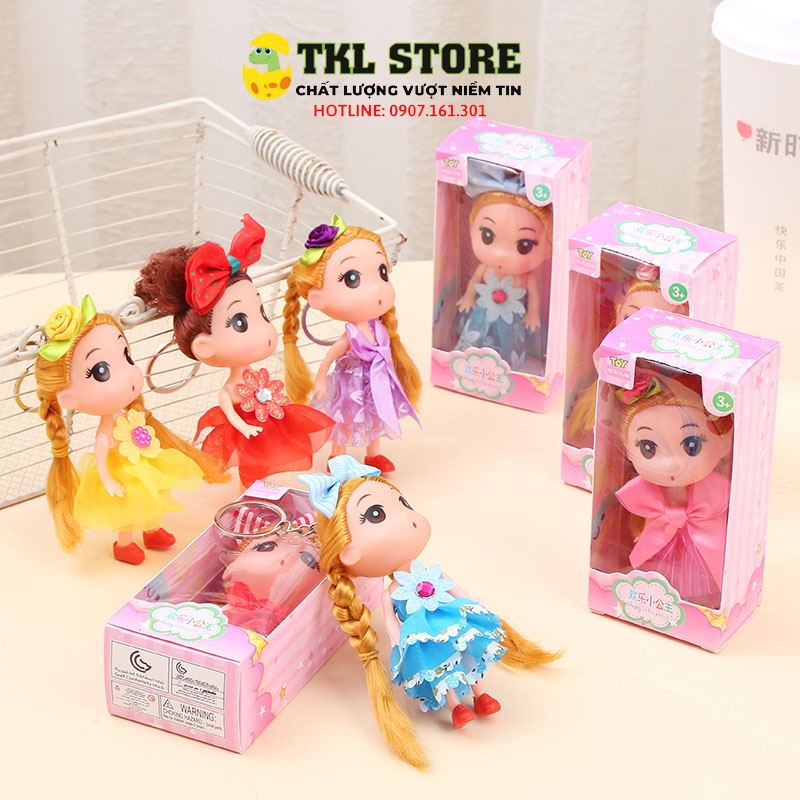 Đồ chơi búp bê cho bé, búp bê Chibi dễ thương dành cho các bé gái 12cm-18cm - TKL strore