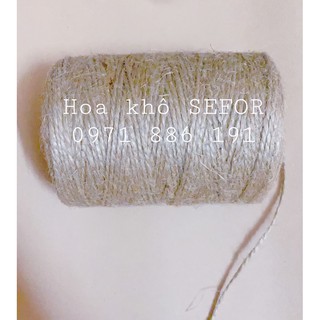 Dây thừng gai trang trí, làm đồ handmade ...(5 met tặng 1 met )