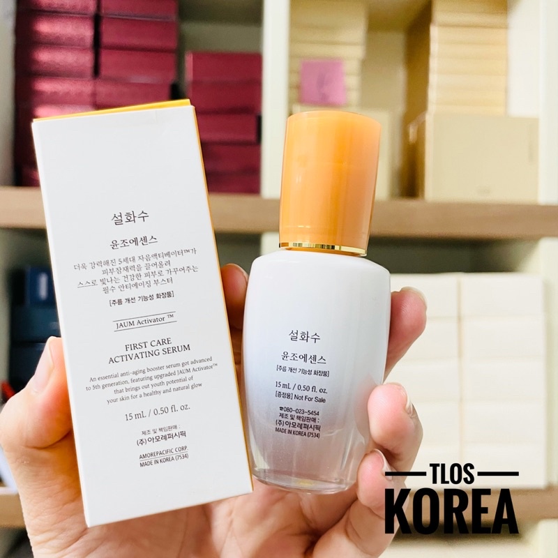 [Có Vỏ Hộp] Sulwhasoo Serum Tinh Chất Mở Dưỡng Khởi Nguồn First Care Activating Serum Ex 30Ml/15Ml - Chống Lão Kích Ẩm