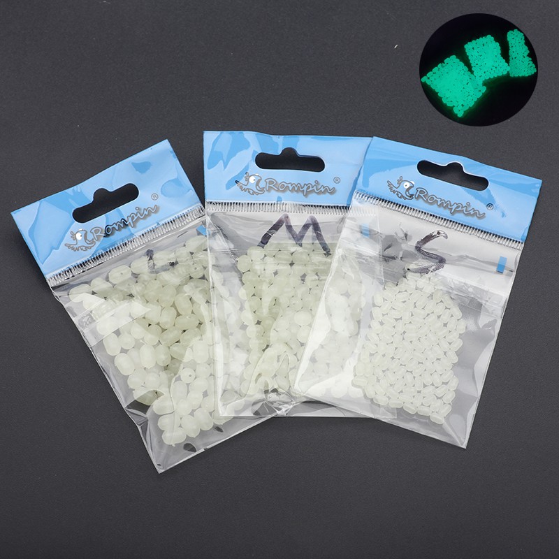 Bộ 100 Hạt Nhựa Trong Suốt 3 * 5 4.7 * 6 5 * 8 Làm Phụ Kiện Câu Cá