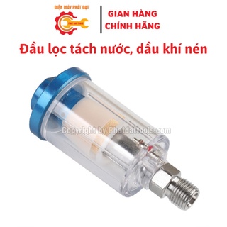 Đầu lọc,tách nước,dầu khí nén mini-Giúp bảo vệ,chống nước vào các thiết bị khí nén-Phụ kiện máy nén khí
