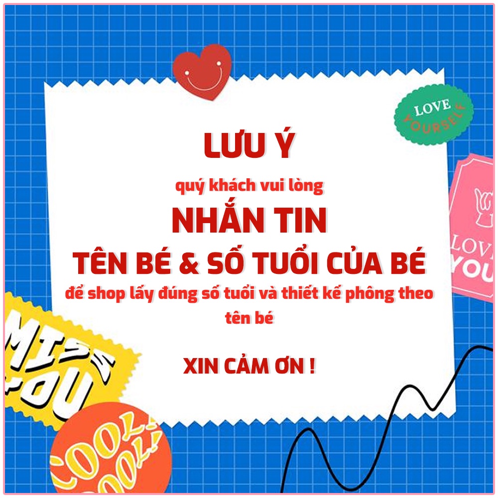 COMBO Set Trang Trí Sinh Nhật Hàn Quốc cho bé trai, bé gái và người lớn cực xinh tone xanh lá