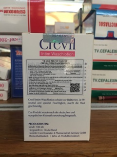 Dung dịch vệ sinh phụ nữ Crevil