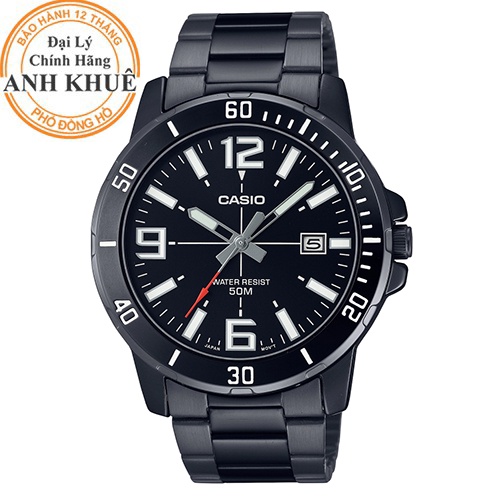 Đồng hồ nam dây kim loại Casio Anh Khuê MTP-VD01B-1BVUDF