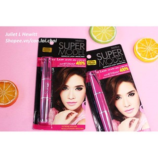 Mascara 2 đầu Super Model Mistine Thái Lan (có tem chống hàng giả)