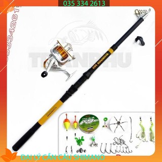 BỘ CẦN CÂU SHIMANO + MÁY YUMOSHI BL 7000 + TẶNG KÈM 11 PHỤ KIỆN { rẻ vô địch } hàng chuẩn