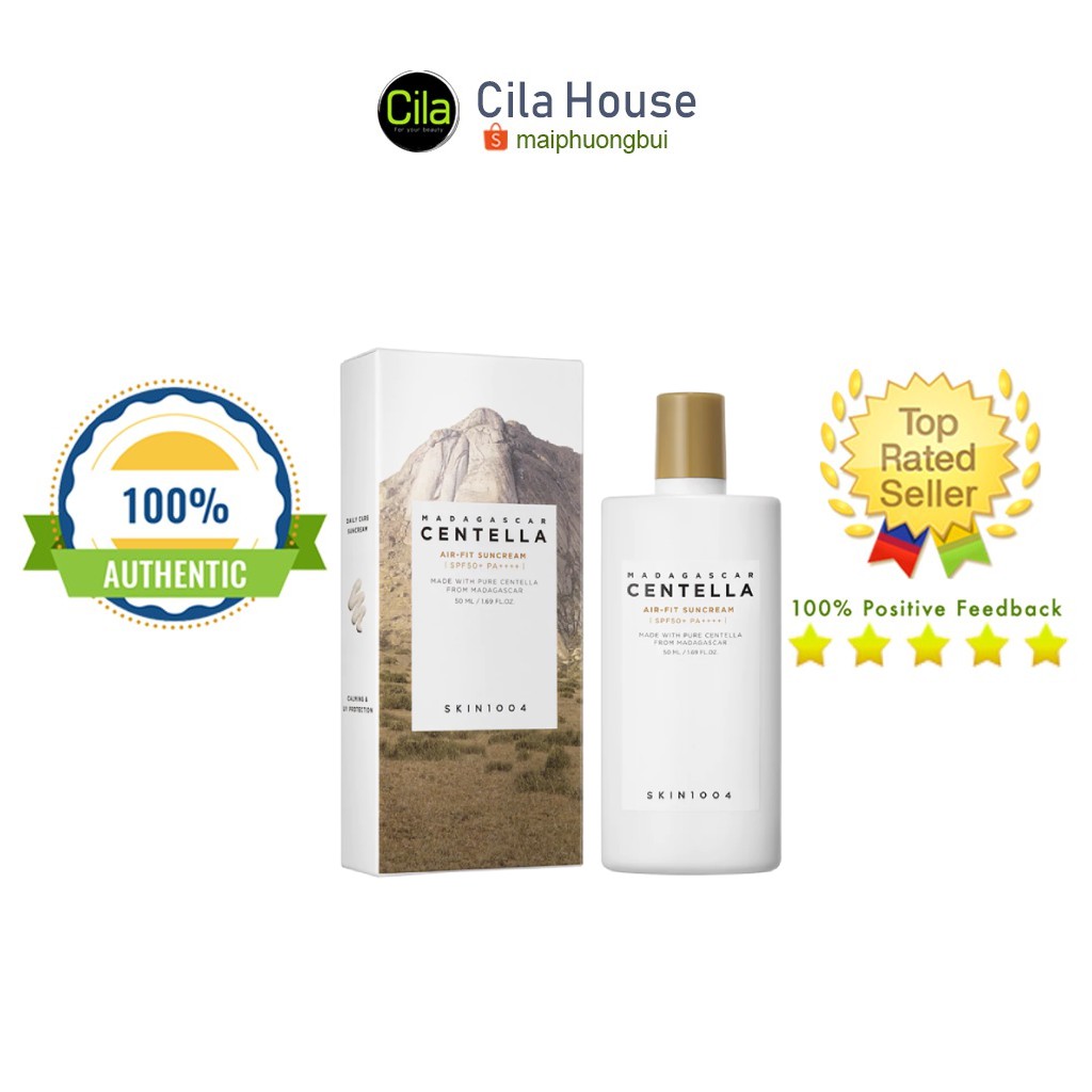 Kem Chống Nắng Skin1004 Madagascar Centella Air - Fit Suncream Spf50+ Pa++++ 50Ml - Cila House