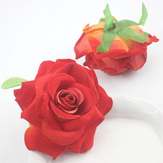 hoa lụa trang trí bánh [FREESHIP❤️] hoa hồng lụa trang trí bánh sinh nhật