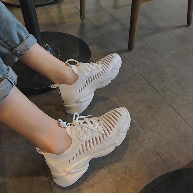 Giày sneaker nữ trắng OFF White trẻ trung năng động