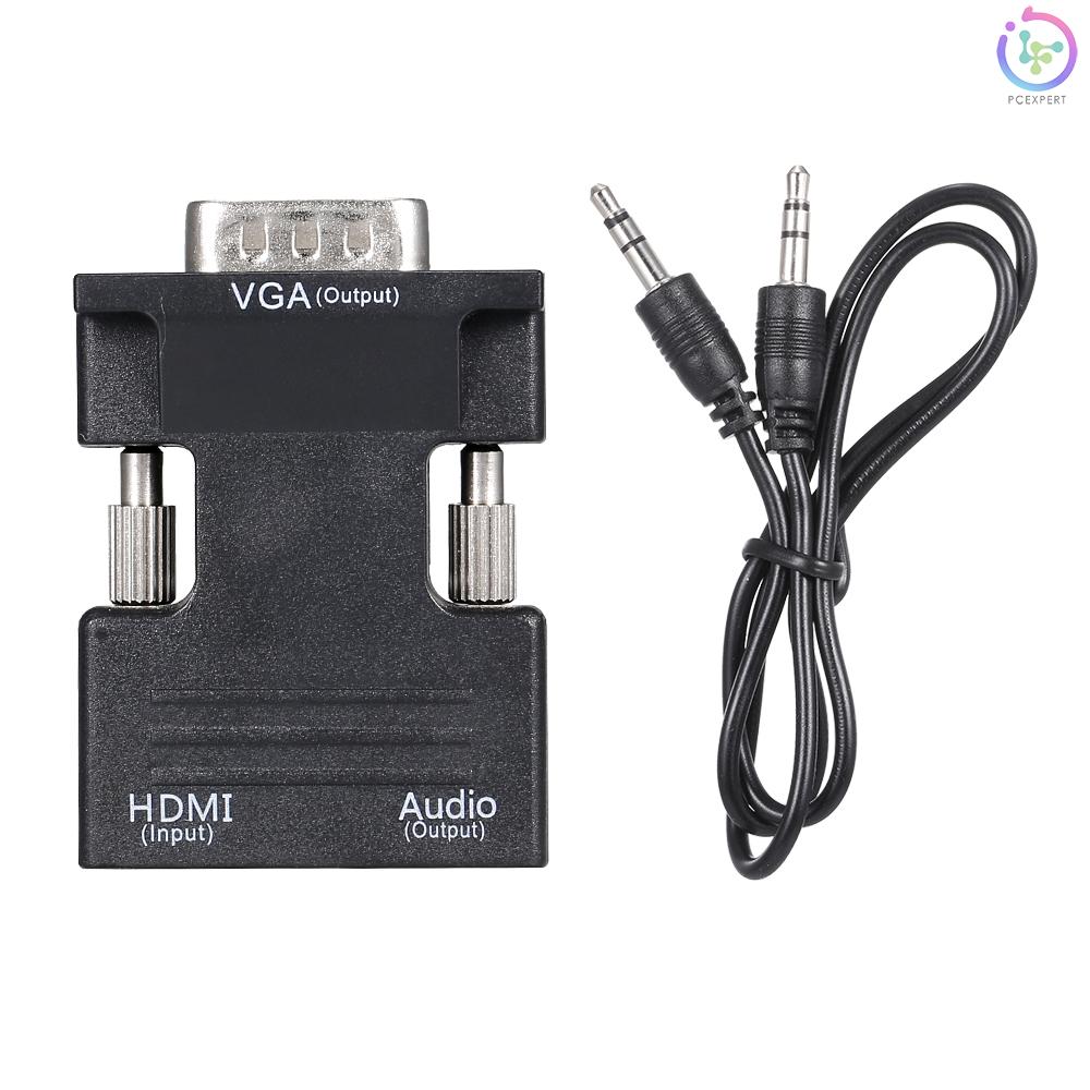 Đầu Chuyển Đổi Hd Cái Sang Vga Hỗ Trợ Hd 1080p Cho Màn Hình Máy Chiếu Tv / Pc / Laptop