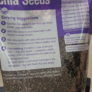 Hạt chia Úc Absolute Organic xé lẻ 100gr
