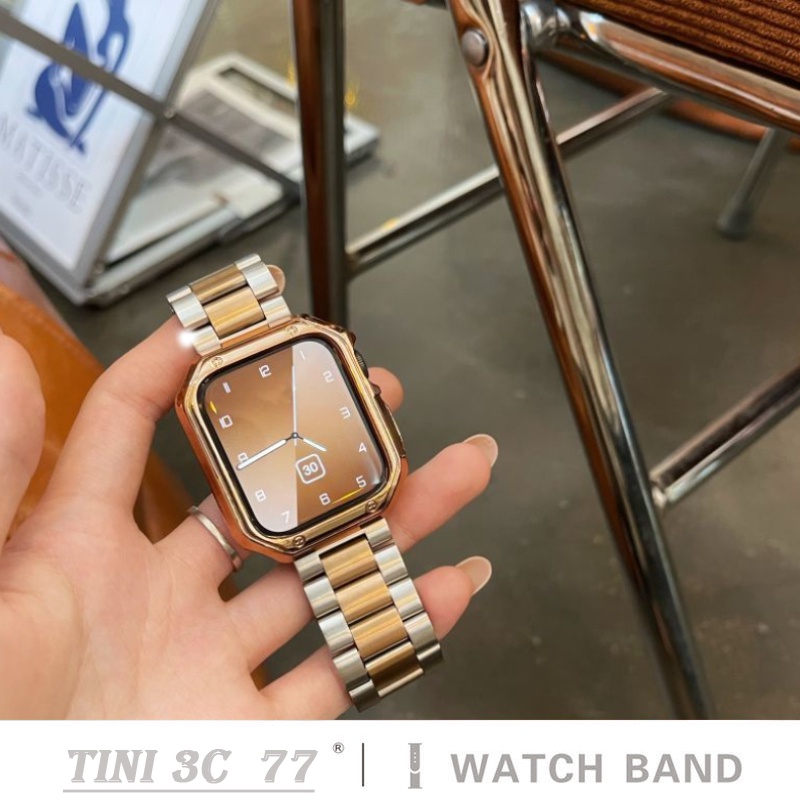 Dây Đeo Thay Thế Bằng Thép Không Gỉ Mềm Cho Đồng Hồ Thông Minh Apple Watch Series 8 7 6 5 4 3 SE S8 Ultra 38mm 41 42 44mm 49mm 45mm
