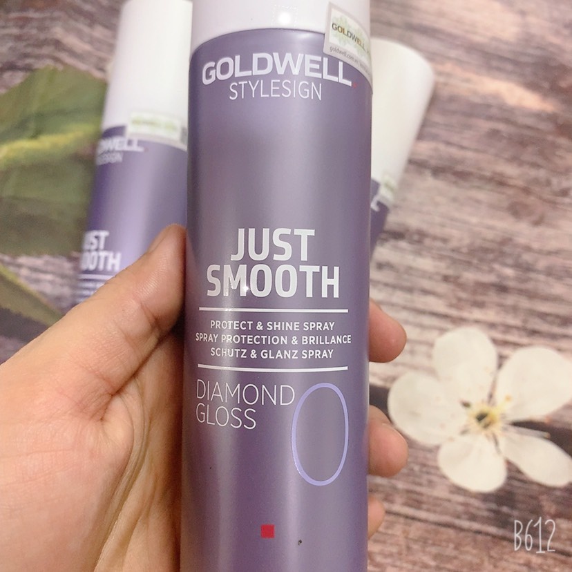 Xịt siêu mịn tạo độ bóng lâu dài Goldwell Just Smooth Diamond Gloss 150ml
