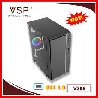Vỏ Case VSP V206 LED RGB - USB 3.0 Chính Hãng