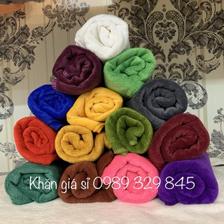 Khăn gội đầu spa, khăn quấn tóc cho salon tóc kt 35x75cm siêu mềm mịn, siêu thấm.