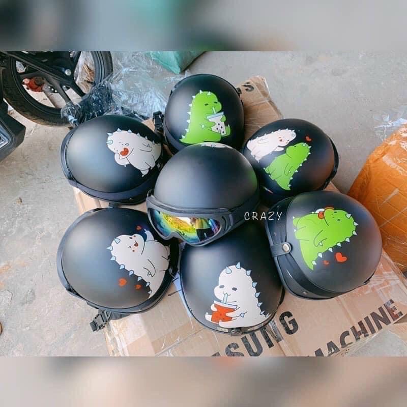 Mũ bảo hiểm phượt có kính UV 7 màu đẹp
