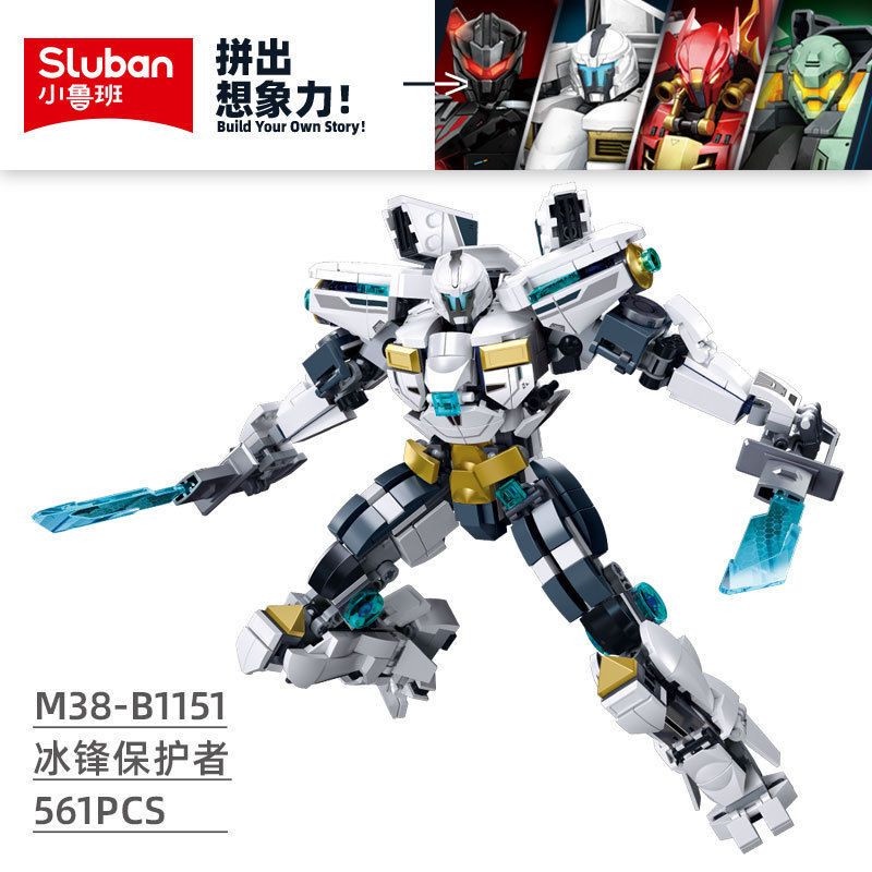 （có sẵn）đồ chơi lắp ráp Mô Hình Super Heroes sluban M38-B1151 1152 1153 3 siêu anh hùng nâng cấp
