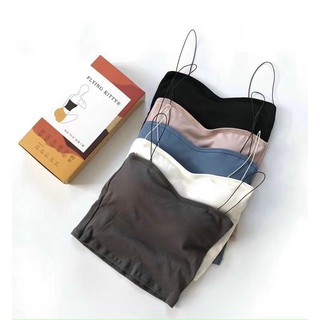 Áo 2 dây đúc su mềm mịn chất mát