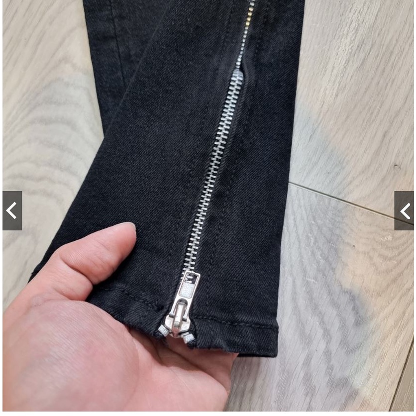 Quần jean  biker đen QJ39