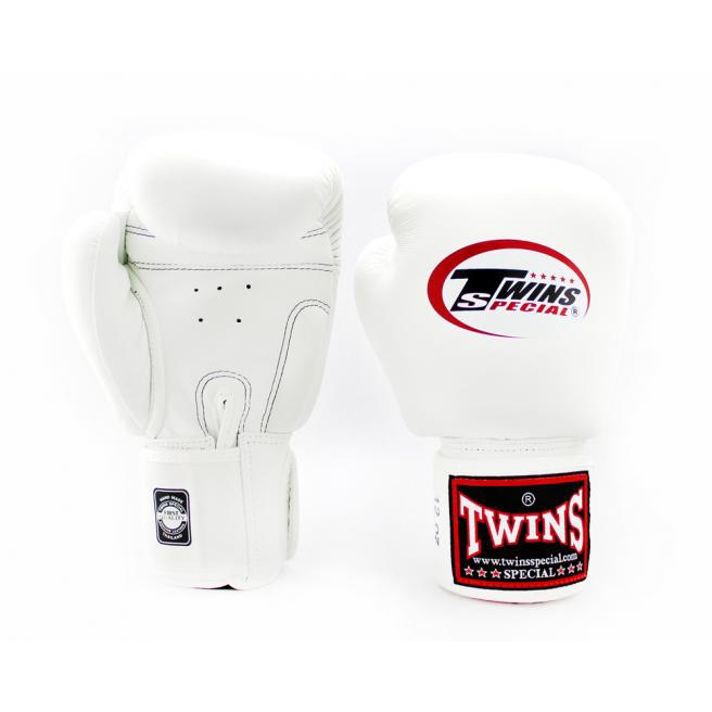 Găng Boxing Twins BGVL3 Velcro Gloves – Trắng