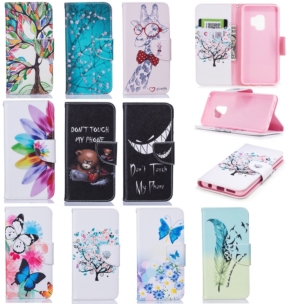 Ốp lưng kiểu ví tiền cho Samsung Galaxy S9 Plus S10 Plus S10 E