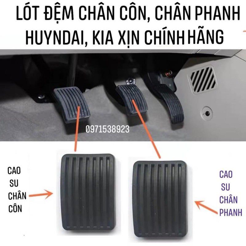 Lót đệm chân côn chân phanh kia moning. huyndai i10, getz. kia caren. v.v.v xịn chính hãng
