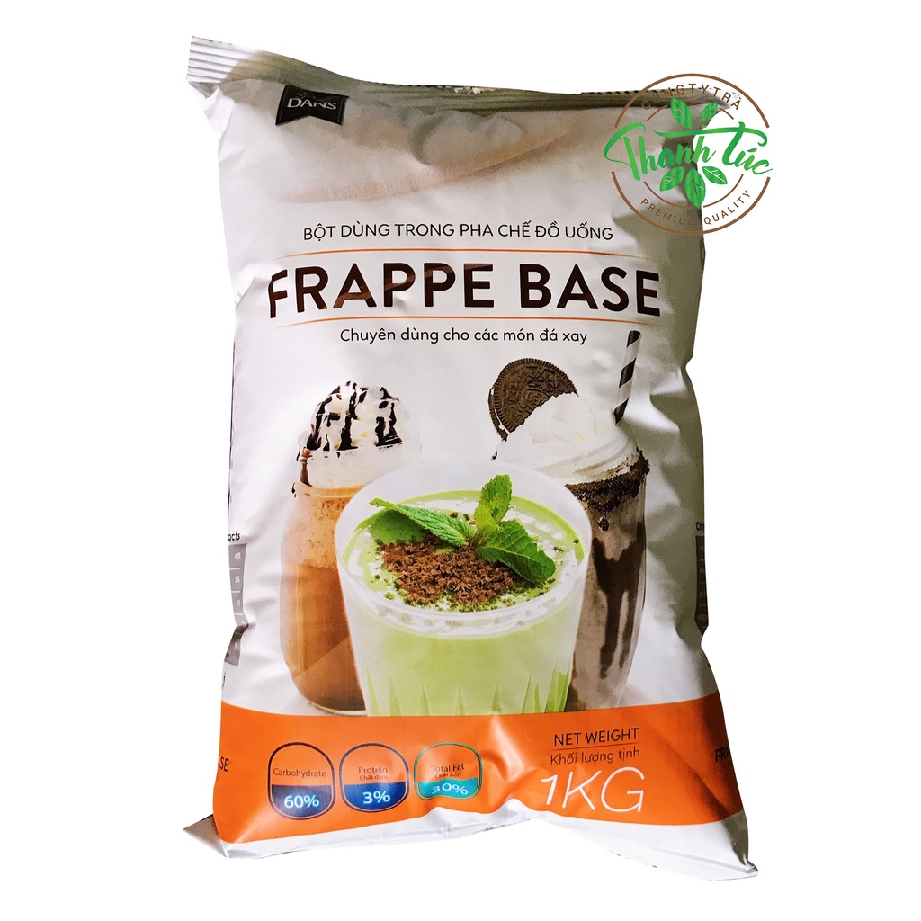 Bột Đá Xay Chống Tan Tách Nước Frappe Dans Gói 1kg