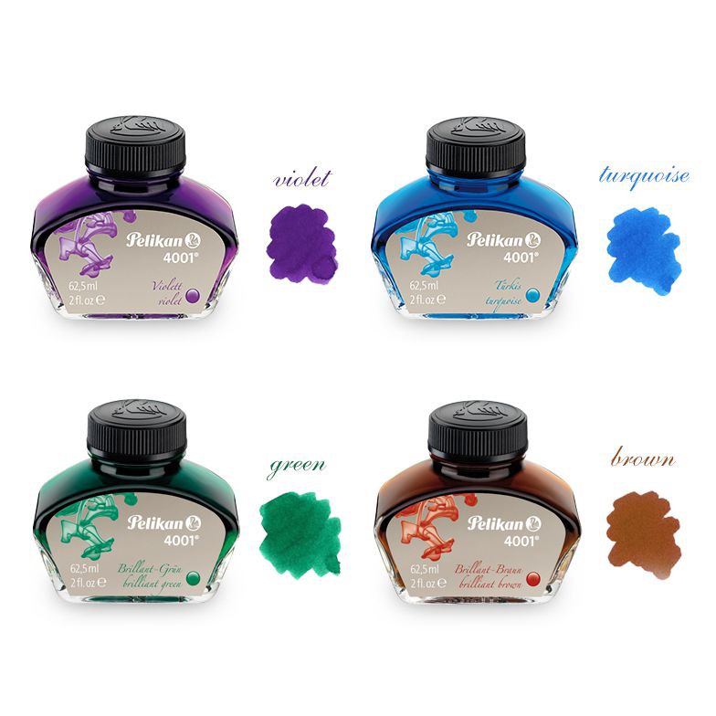 Mực Đổ Bút Máy Pelikan 62.5ml Các Màu