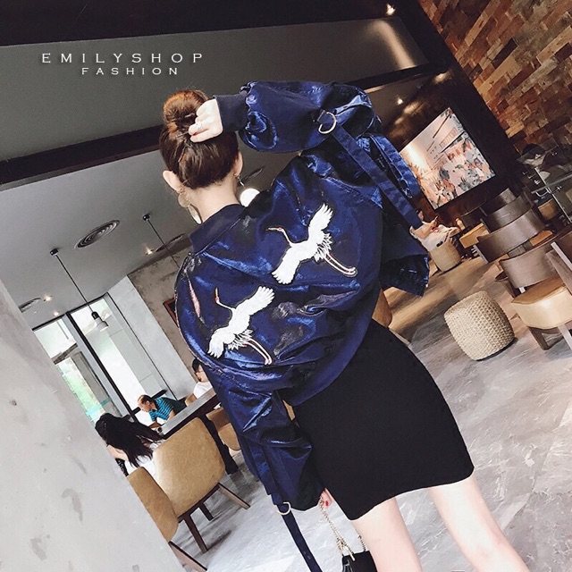 Áo khoác đôi hạc Ulzzang (2 ảnh thật ở cuối )