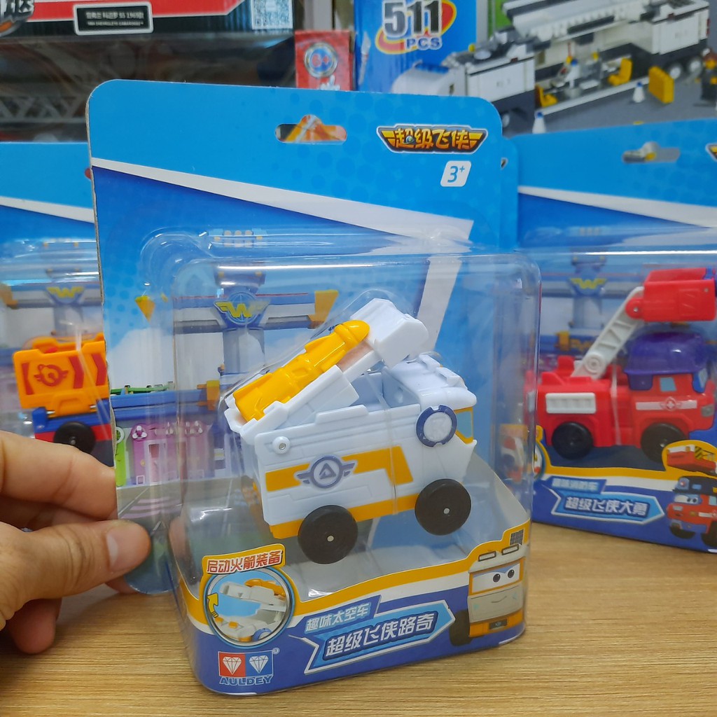 Đồ chơi trẻ em super wings mô hình xe trạm Rover mini đội bay siêu đẳng bằng nhựa cao cấp