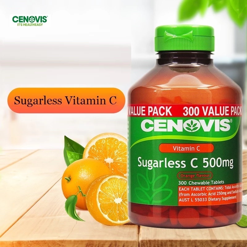 Lọ Cenovis sugarless vitamin c 300 viên
