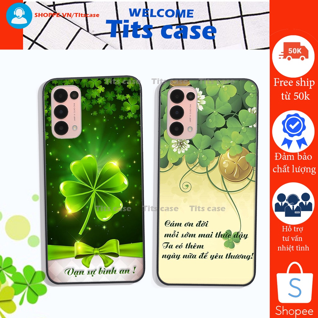Ốp lưng  Oppo RENO 5 in hình thiên nga,hoa may mắn, đặc sắc ĐỘC - LẠ - BỀN