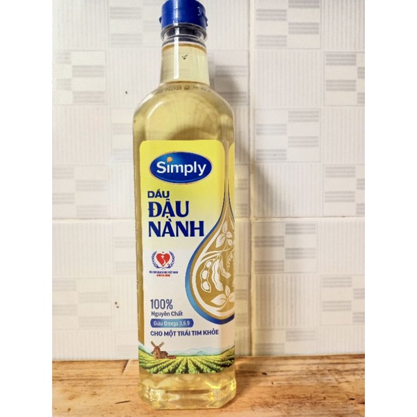 Dầu đậu nành Simply 1 lít