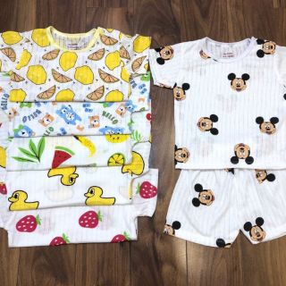 COMBO 5 BỘ COTTON GIẤY CHO BÉ