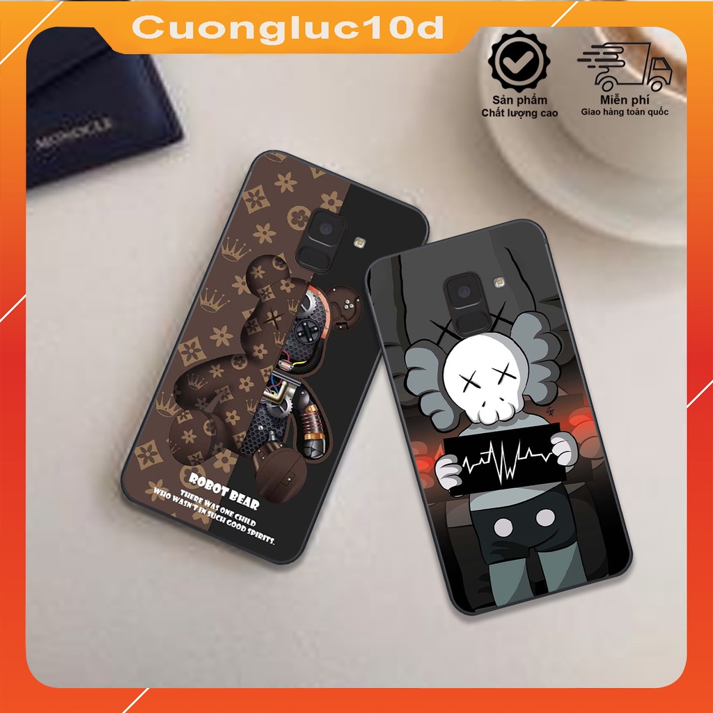 🔥 Ốp Samsung A8 2018 / A8 Plus bộ hình gấu bear brick phong cách cá tính siêu đẹp